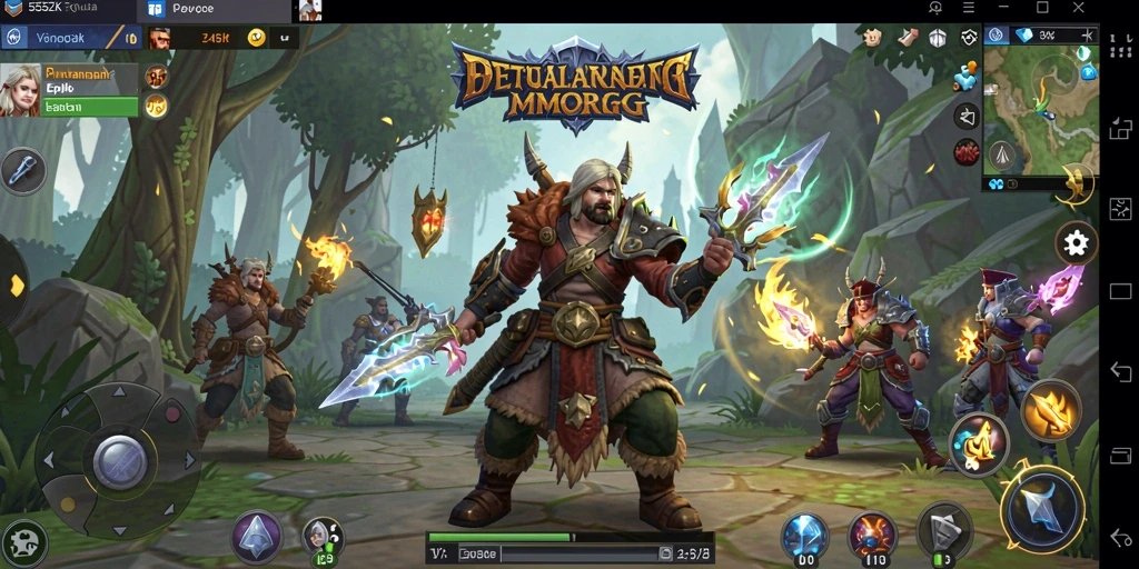 Gameplay seru dalam <strong>555ZK</strong> dengan pertempuran epik dan eksplorasi.