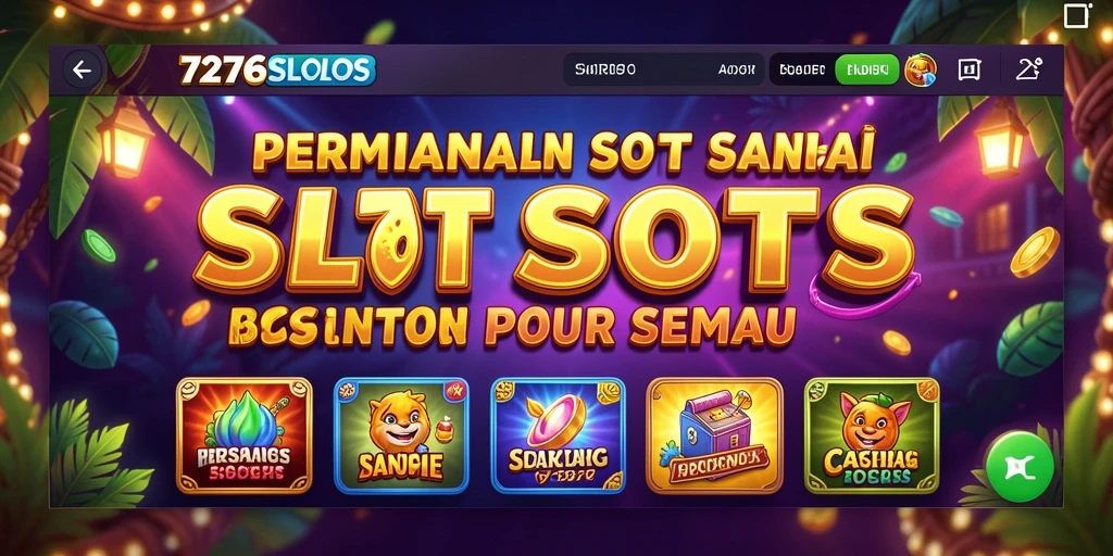 Screenshot gameplay 7276SLOTS yang menunjukkan keseruan bermain slot.