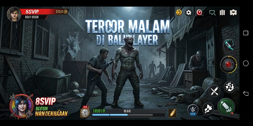 Screenshot menampilkan suasana mencekam dalam gameplay 8SVIP.