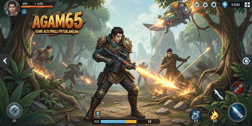 Tampilan gameplay AGAM66 yang menegangkan dan penuh aksi.