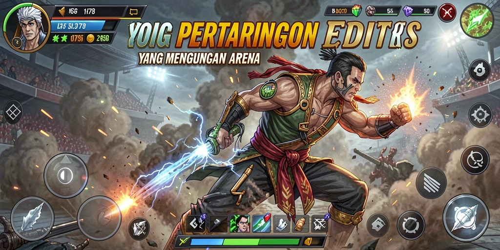 Gameplay BRO178 menunjukkan aksi pertarungan yang mendebarkan dan karakter unik.