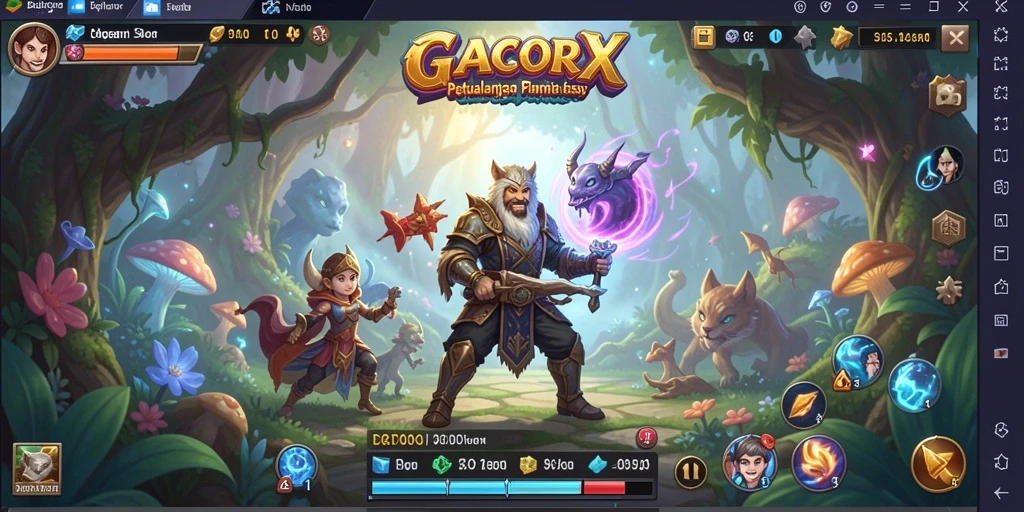 Tangkapan layar GACORX menampilkan momen seru dalam petualangan.