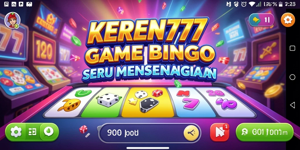 Tampilan menarik dari gameplay Bingo KEREN777 yang seru.