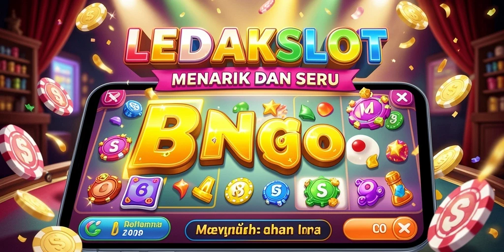 Tampilan gameplay seru dari LEDAKSLOT yang menampilkan permainan Bingo.