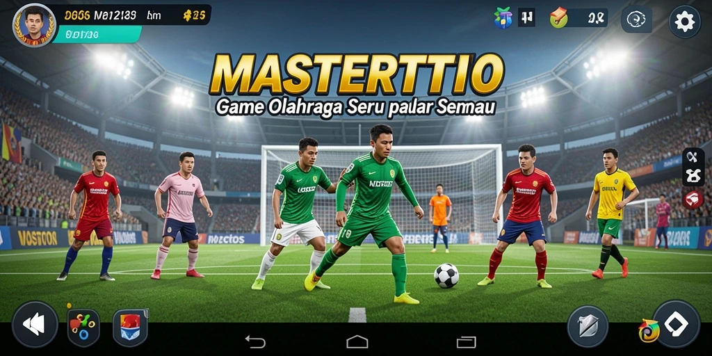 Tampilan gameplay menarik dari MASTERTOTO dengan berbagai olahraga.