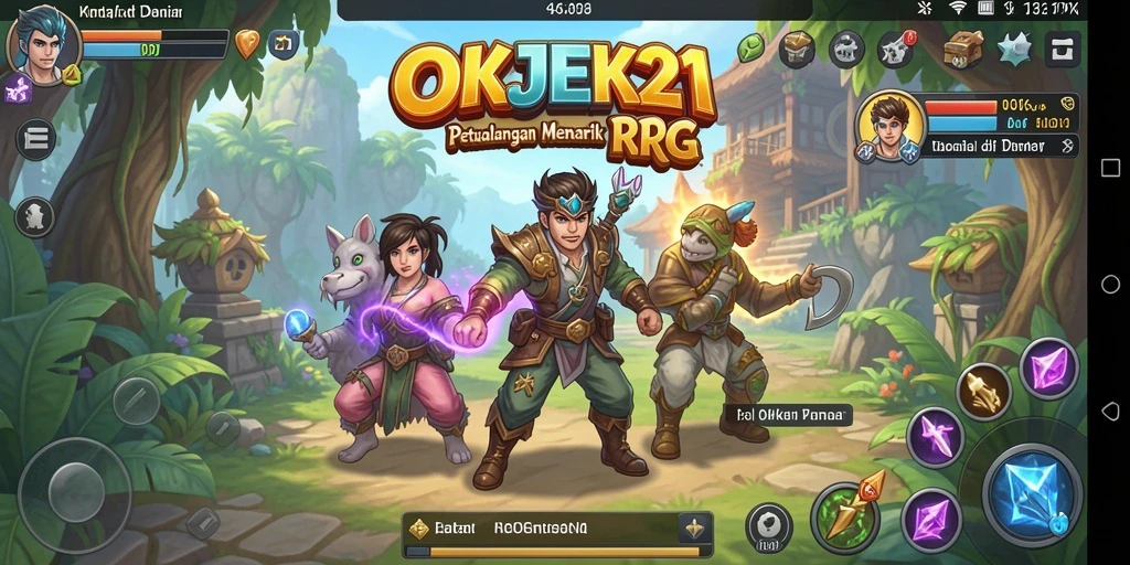 Tampilan menarik dari gameplay di OKJEK21 yang memikat pemain.