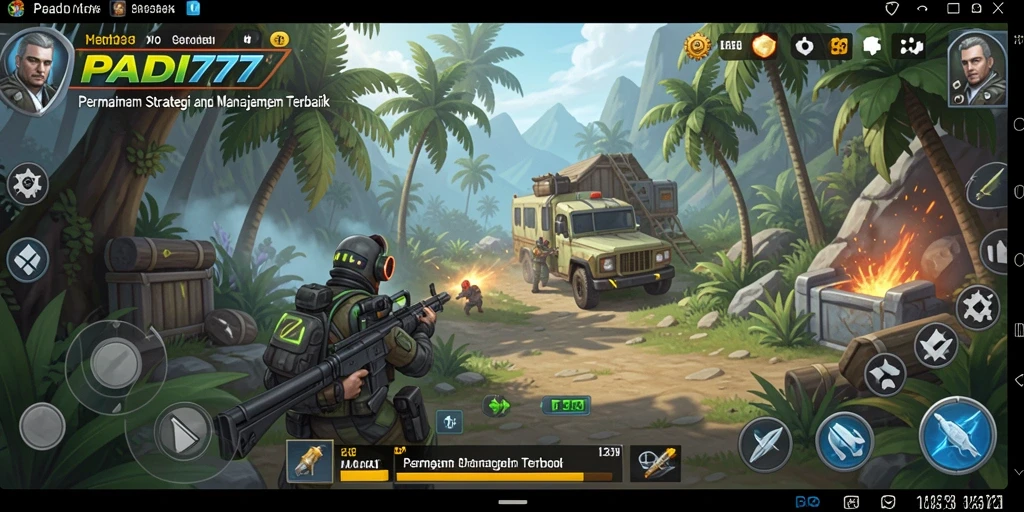Screenshot utama PADI777 menunjukkan gameplay menarik dalam manajemen sumber daya.