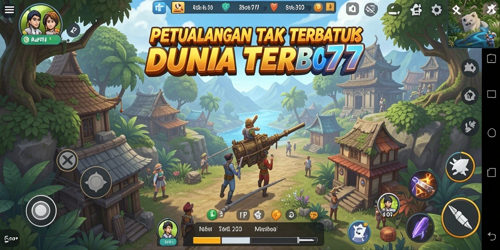 Tampilan gameplay RAFFI777 yang menakjubkan di dunia terbuka.