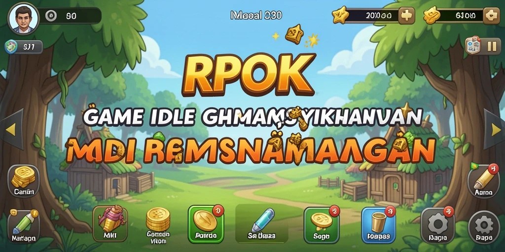 Tampilan gameplay <strong>RPOK</strong> dengan suasana Idle yang menarik.