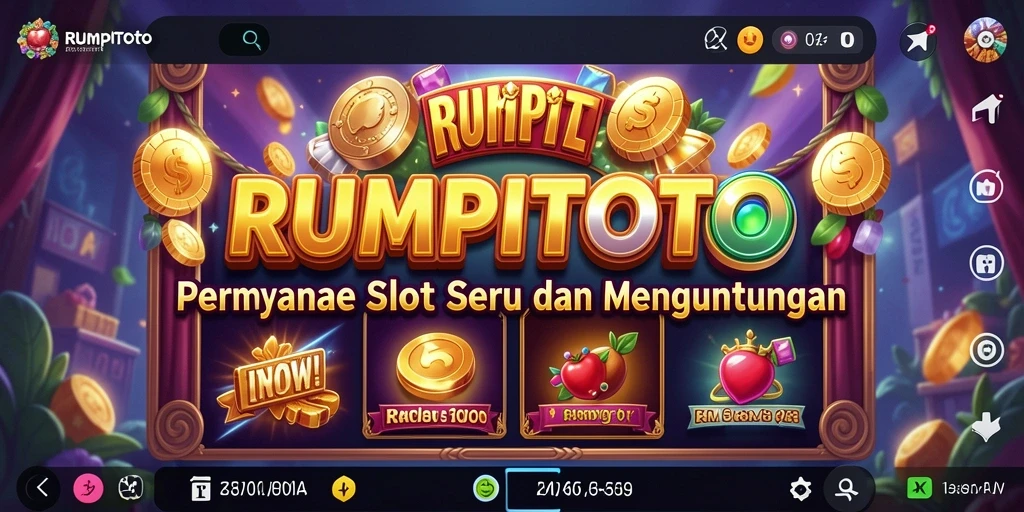 Screenshot RUMPITOTO menampilkan gameplay slot yang seru dan menegangkan.