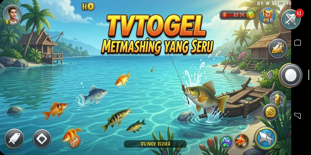 Screenshot TVTOGEL menampilkan aksi memancing yang mendebarkan.