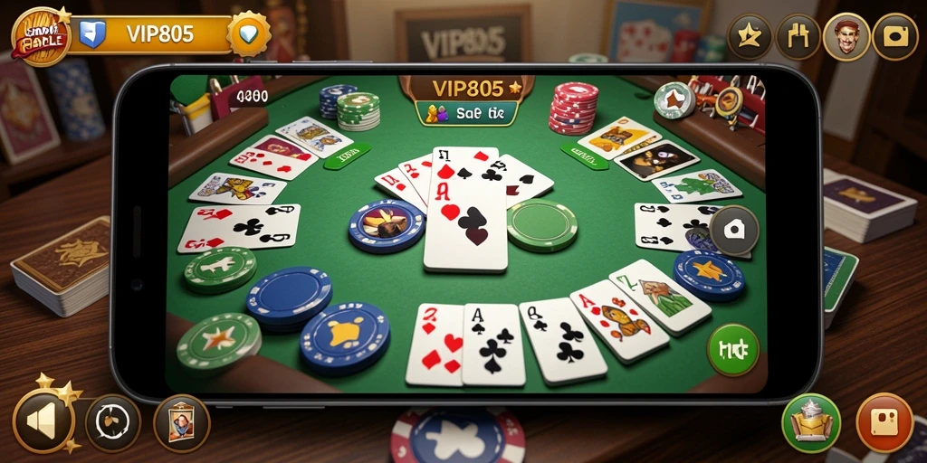 Gameplay menarik dalam aplikasi Gaple VIP805.